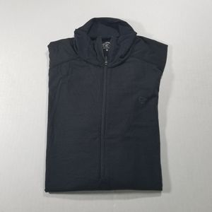 Norrona Mens Black Merino Wool Size Medium M Quarter Zip Neck Base Layer Shirt